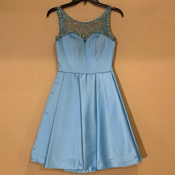 Sherri Hill Dresses & Skirts - Sherri Hill Blue Cocktail Dress 💙 Size 0